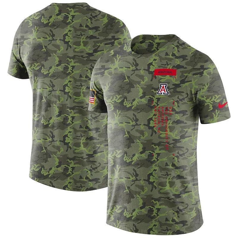Men's Nike Camo Arizona Wildcats Military T-Shirt, Size: Medium, Green Product Image