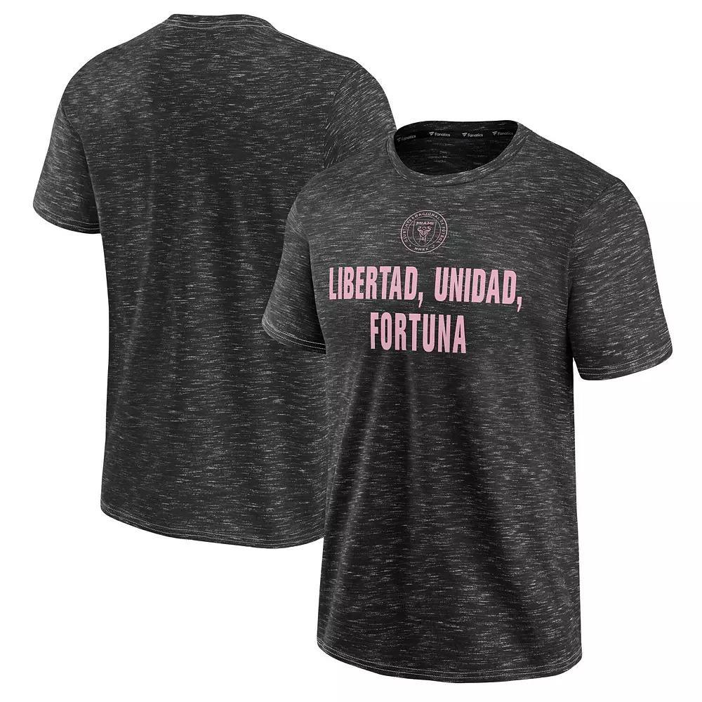Men's Fanatics Branded  Charcoal Inter Miami CF T-Shirt, Size: Large, Mls Charco Product Image