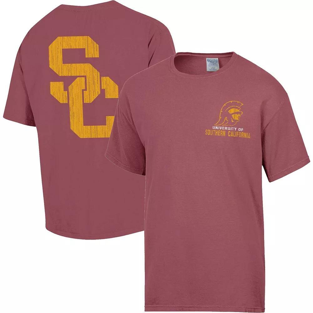 Mens Comfort Wash Cardinal USC Trojans Vintage Logo T-Shirt Product Image