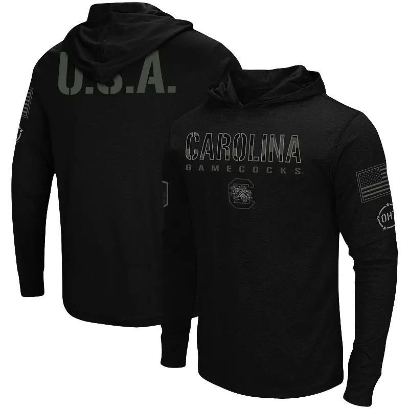 Mens Colosseum Michigan State Spartans OHT Military Appreciation Hoodie Long Sleeve T-Shirt Product Image