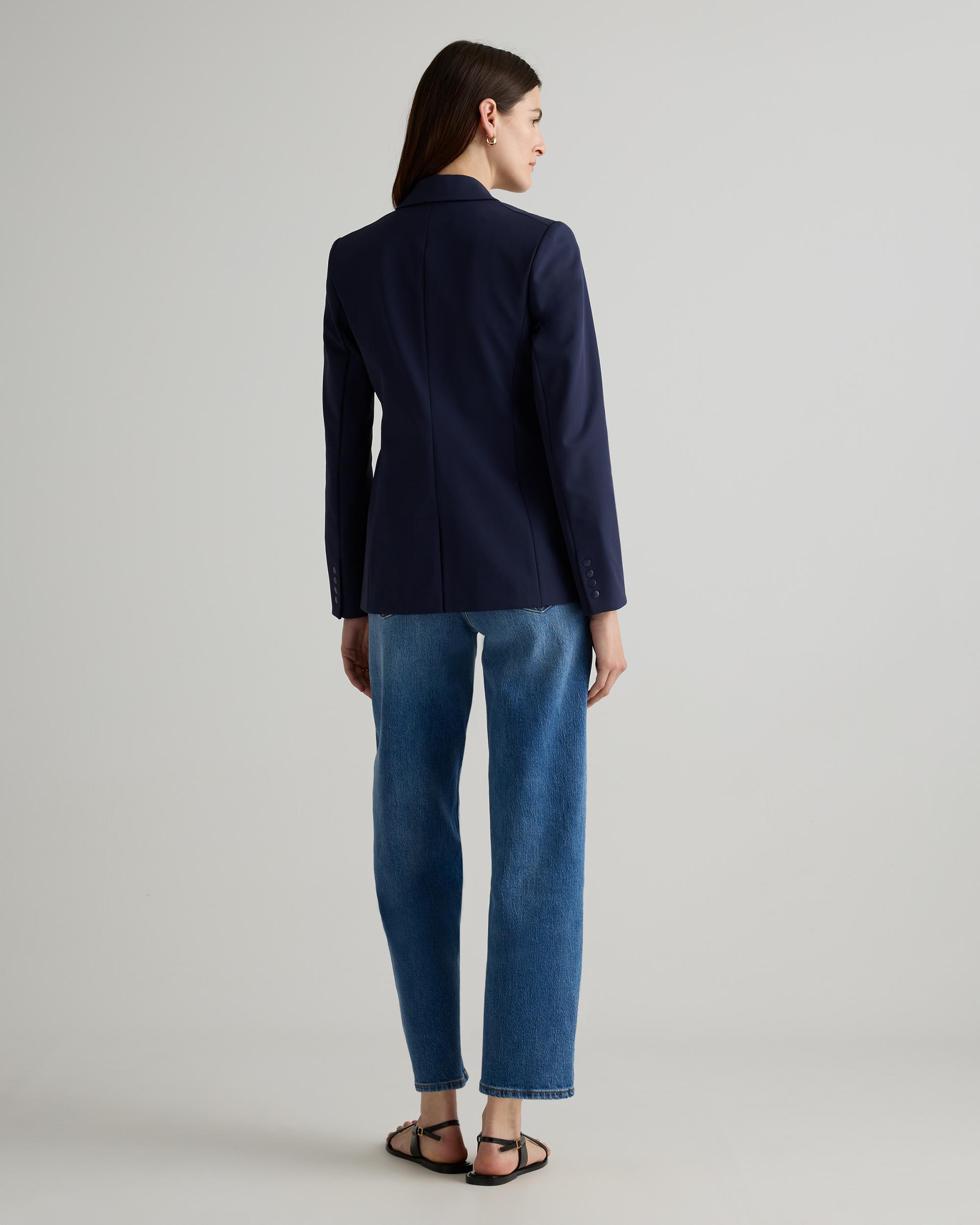 Quince | Women's Scuba Single Breasted Convertible Blazer Size XL, Nylon Product Image