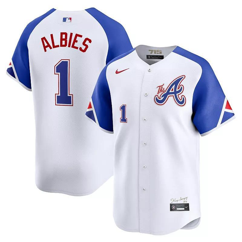 Ozzie Albies Atlanta Braves City Connect Men's Nike Dri-FIT ADV MLB Limited Jersey Product Image
