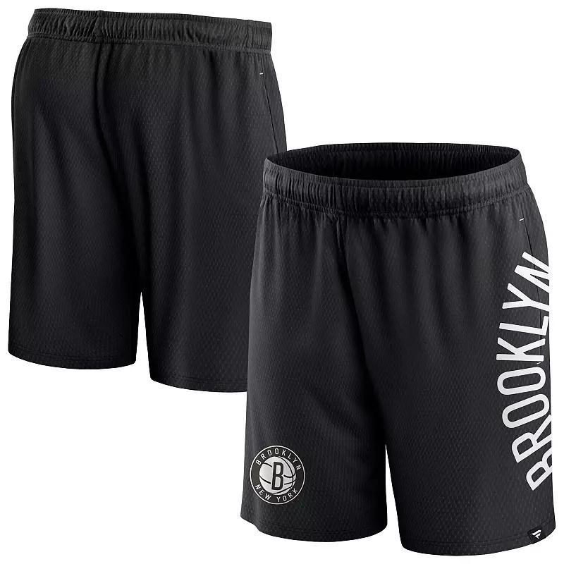 Men's Fanatics Branded Red Houston Rockets Post Up Mesh Shorts, Size: Large Product Image
