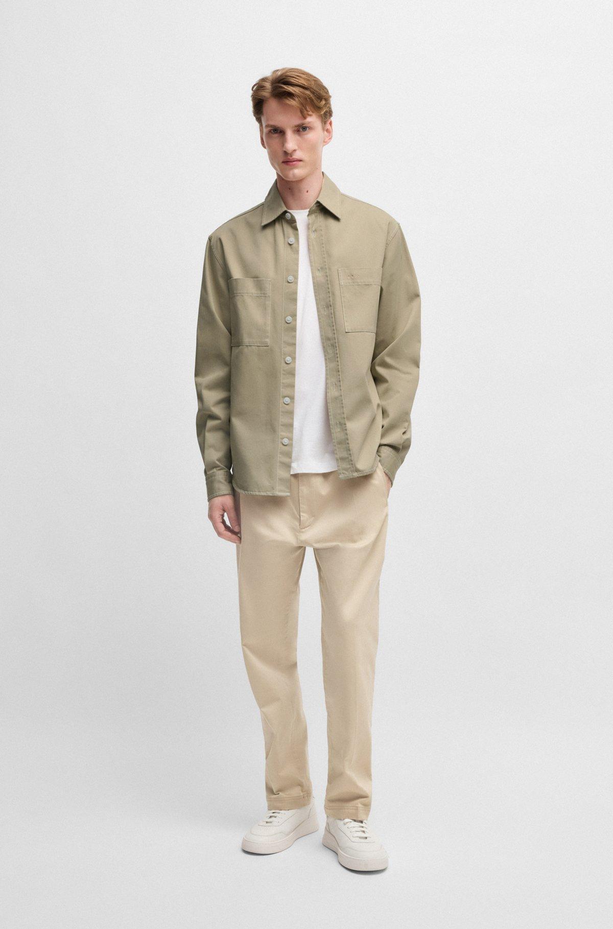 Relaxed-fit shirt in cotton twill Product Image