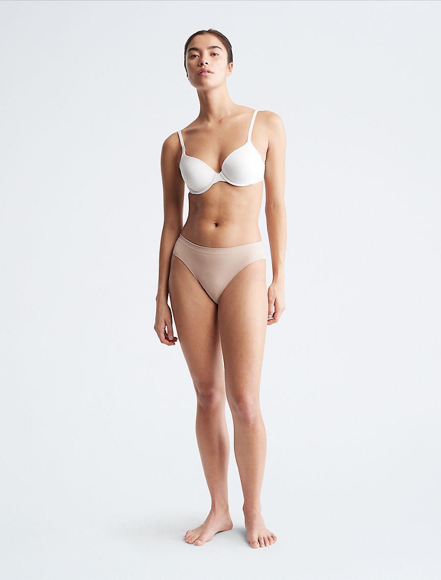Calvin Klein Womens Bonded Flex Bikini - Grey Product Image