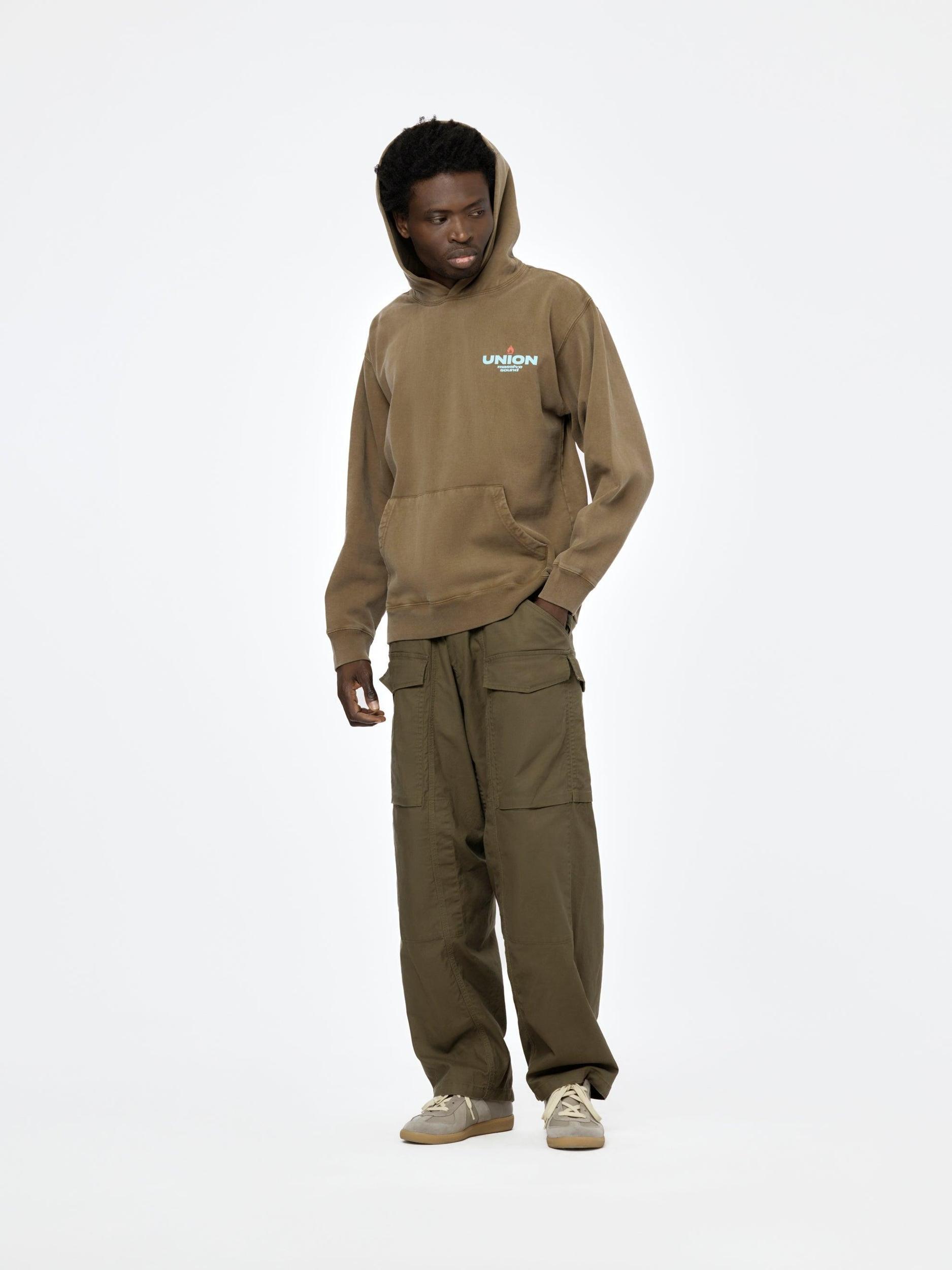 110 Stereo Hoodie (Dark Earth) Product Image