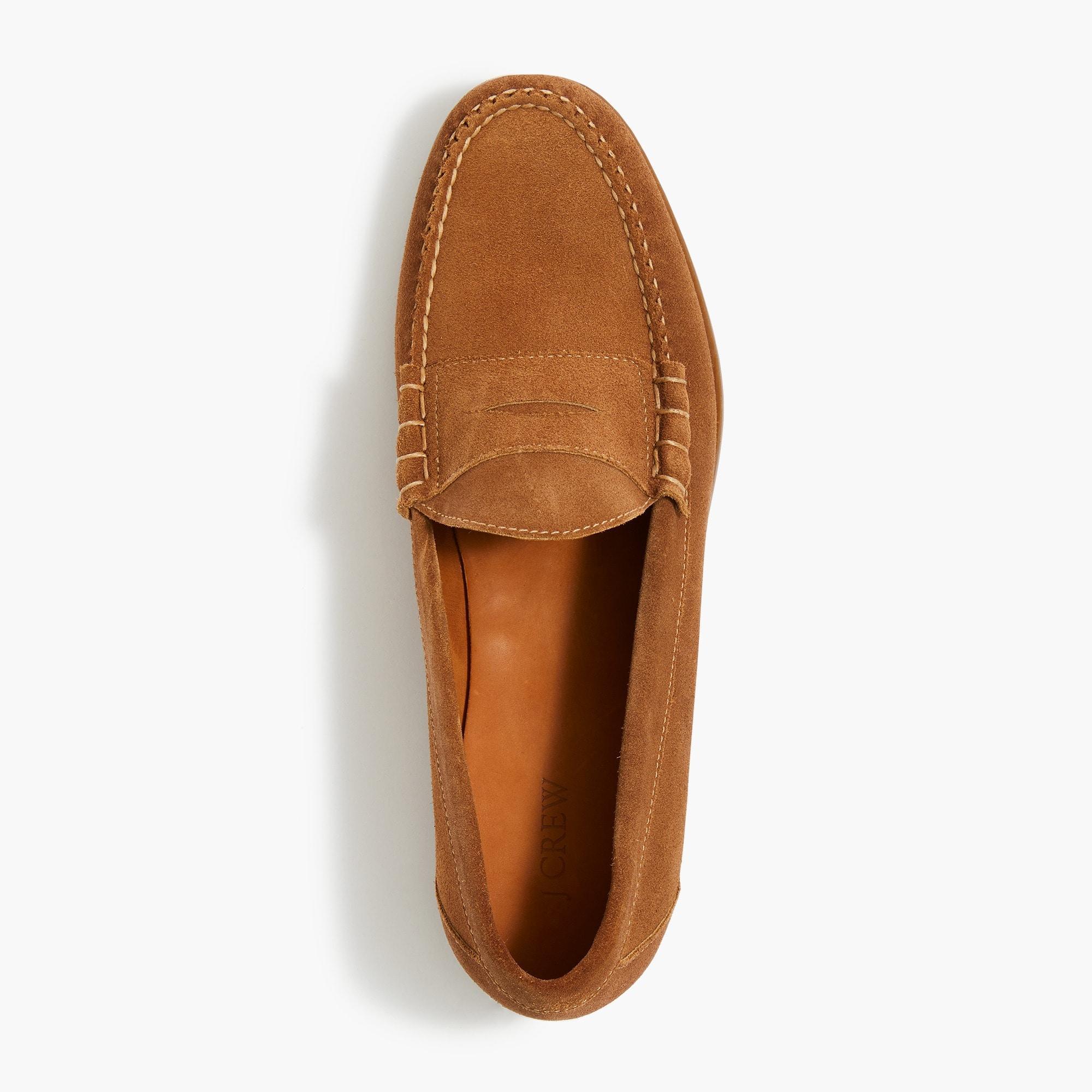 Suede penny loafers Product Image