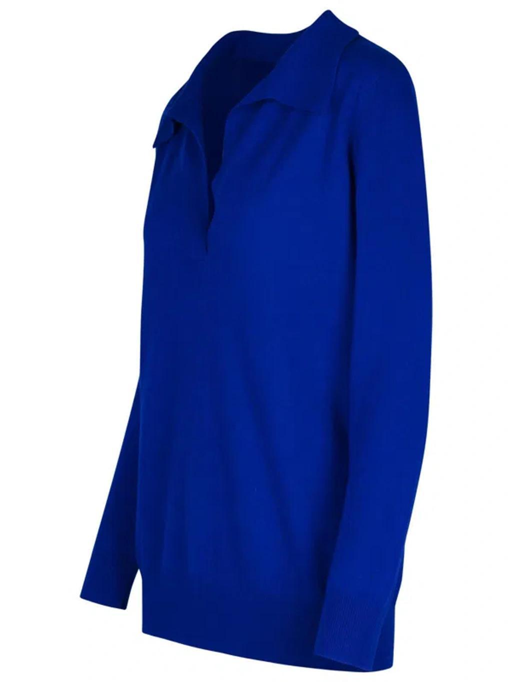 LISA YANG 'josephine' Blue Cashmere Sweater Women Product Image