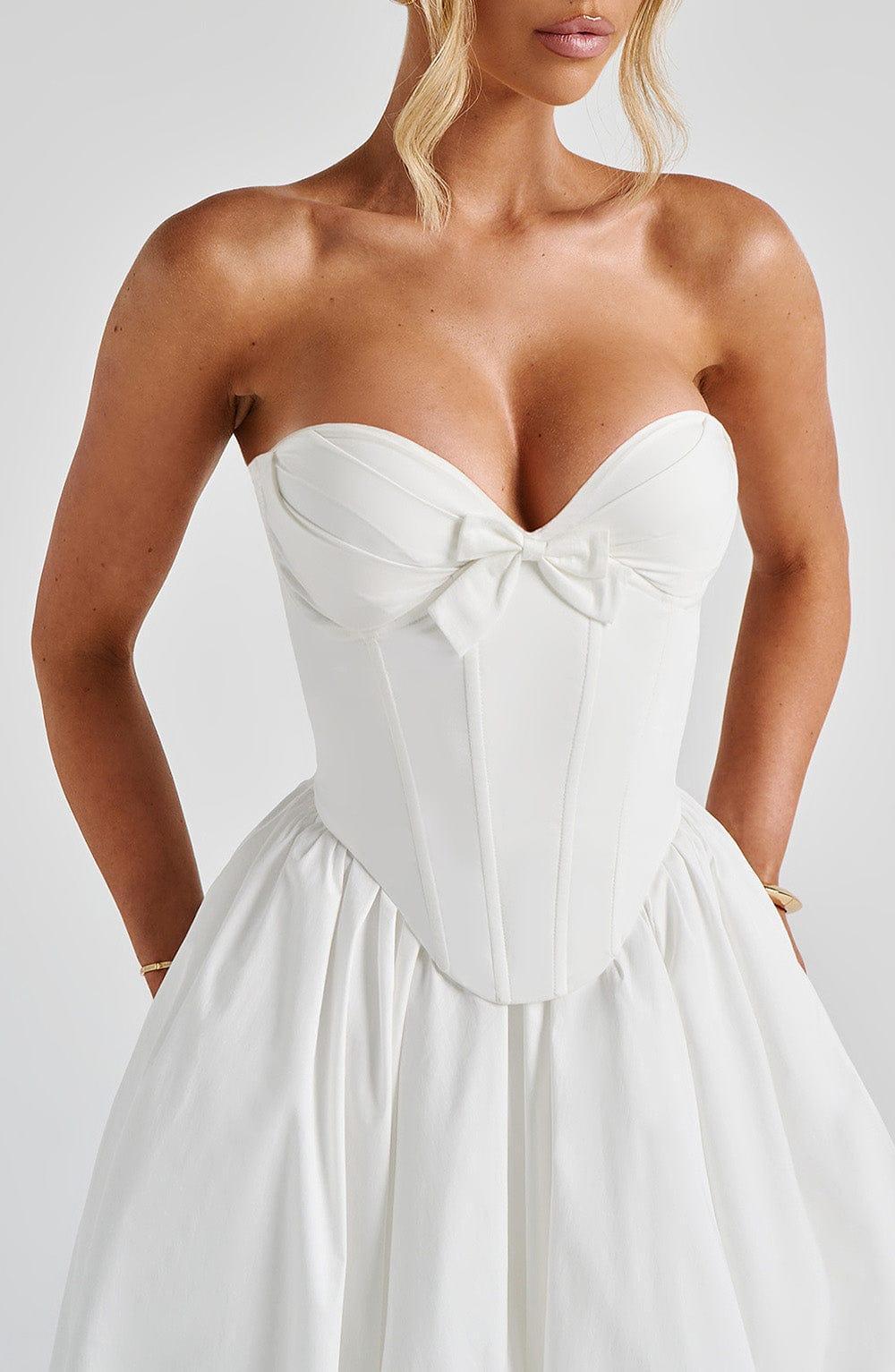 Prim Midi Dress - Ivory Product Image