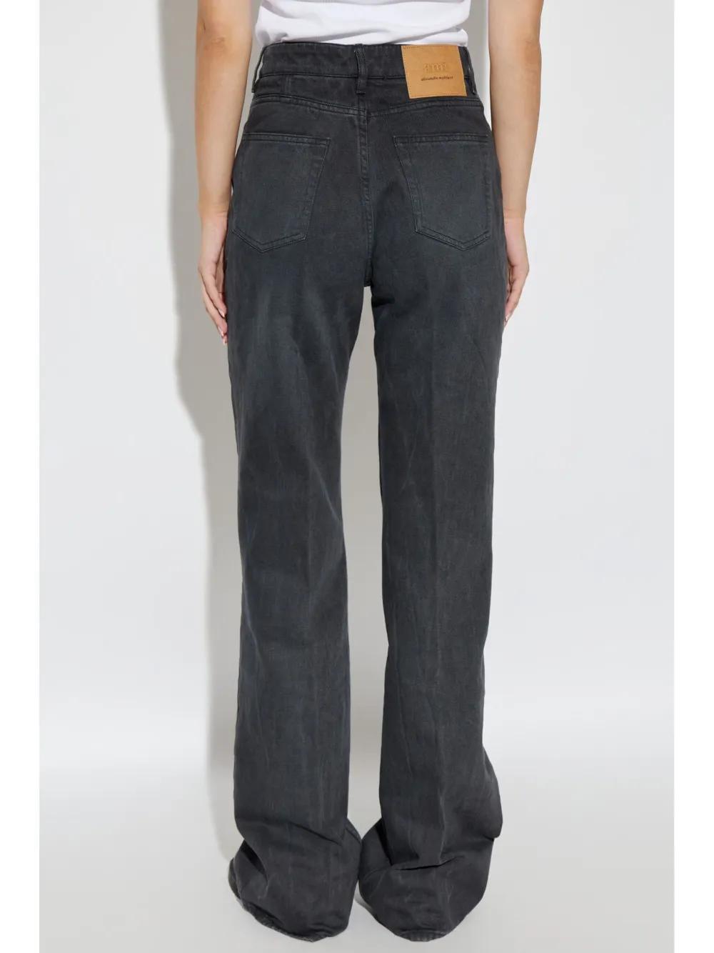 cotton wide-leg jeans  Product Image
