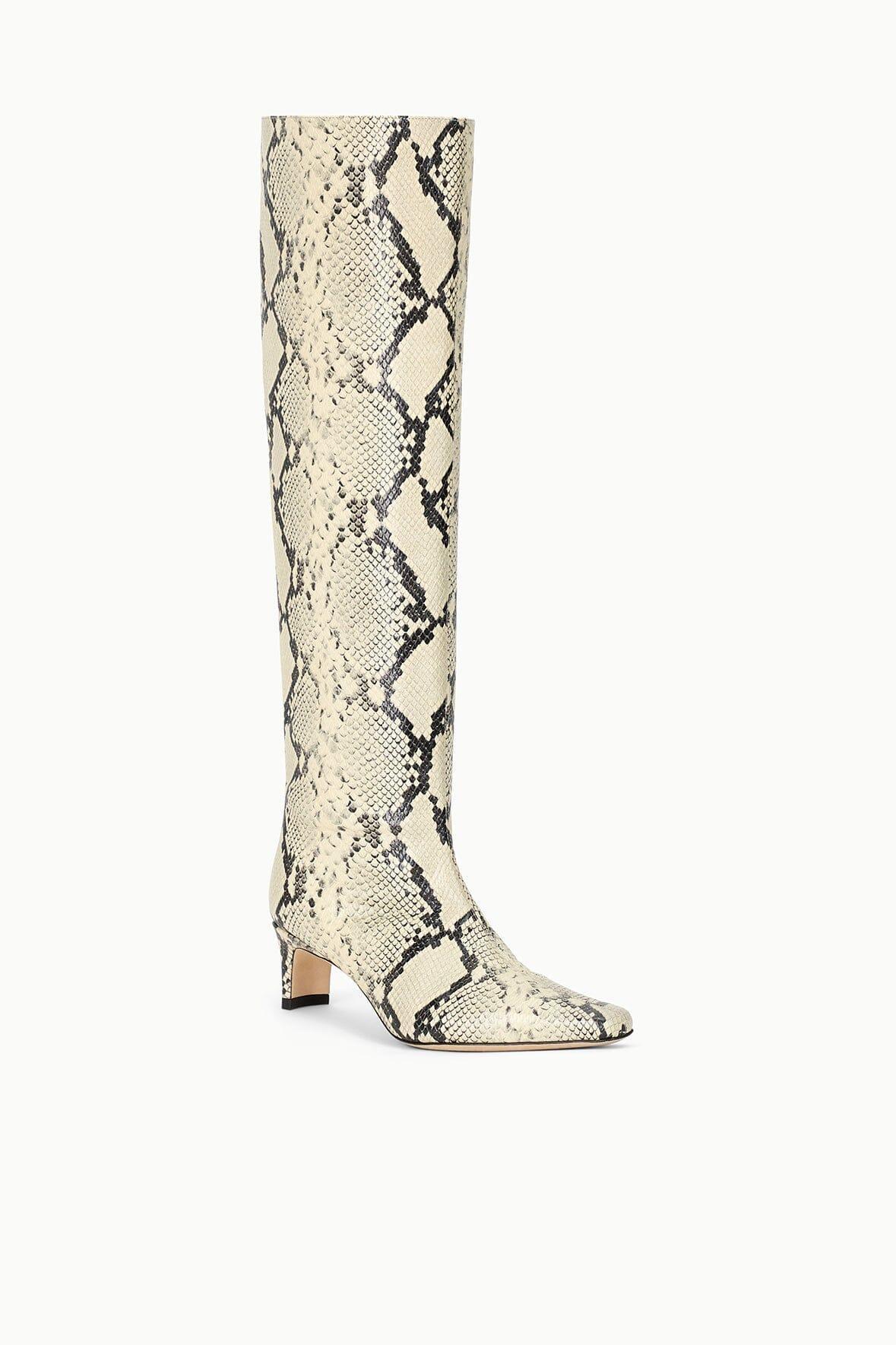 WALLY BOOT | WHITE SNAKE Product Image