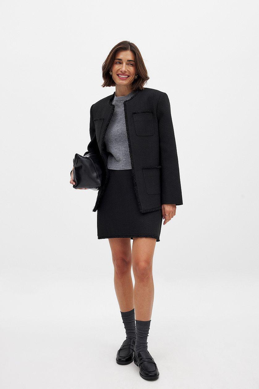 Oversized Tweed Jacket Product Image