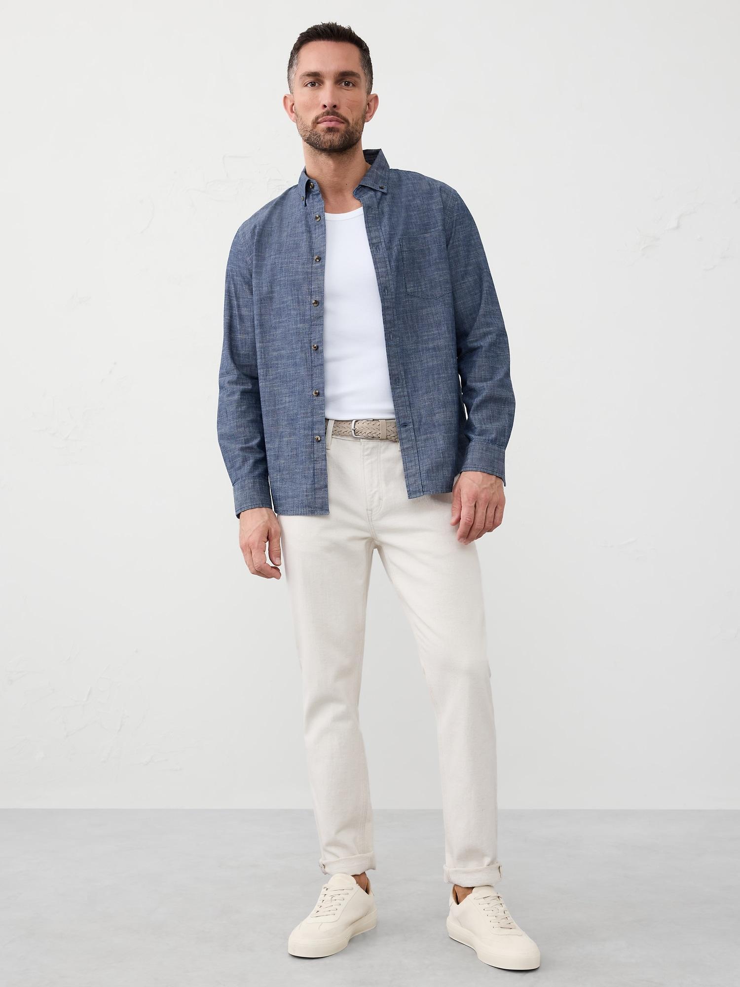 Slim Cotton Shirt Product Image