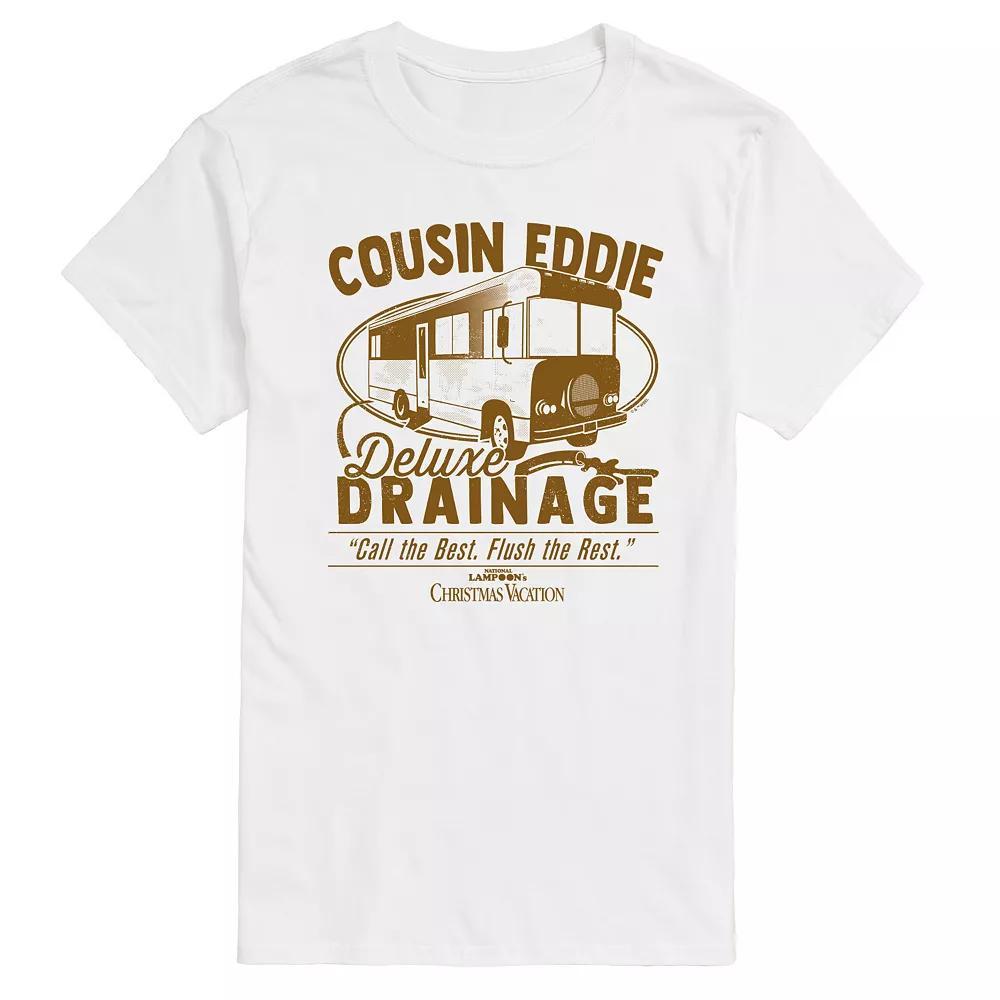 Big & Tall Christmas Vacation Deluxe Drainage Graphic Tee, Men's, Size: XXL Tall, White Product Image