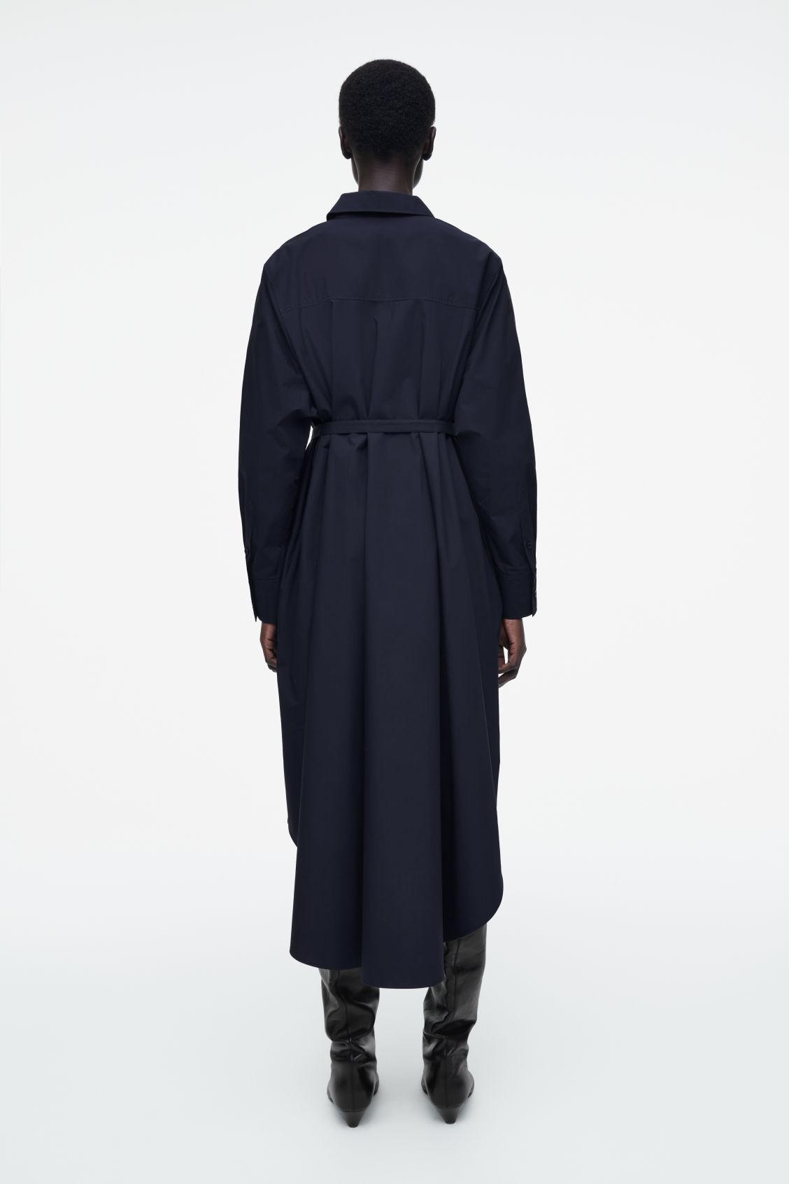 RELAXED COTTON SHIRT DRESS Product Image