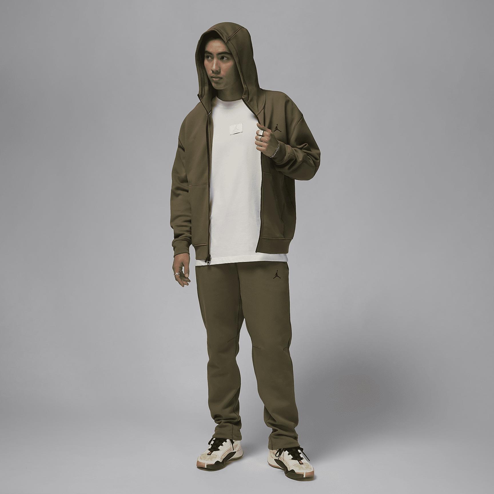 Jordan Sport Hoop Fleece Men's Dri-FIT Full-Zip Hoodie Product Image