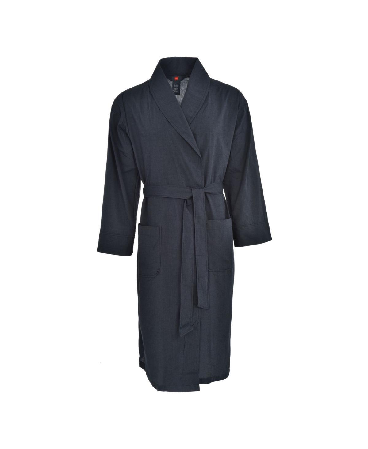 Big & Tall Hanes® Lightweight Woven Shawl Robe, Men's, Size: 5XL/6XL, Red Plaid Product Image