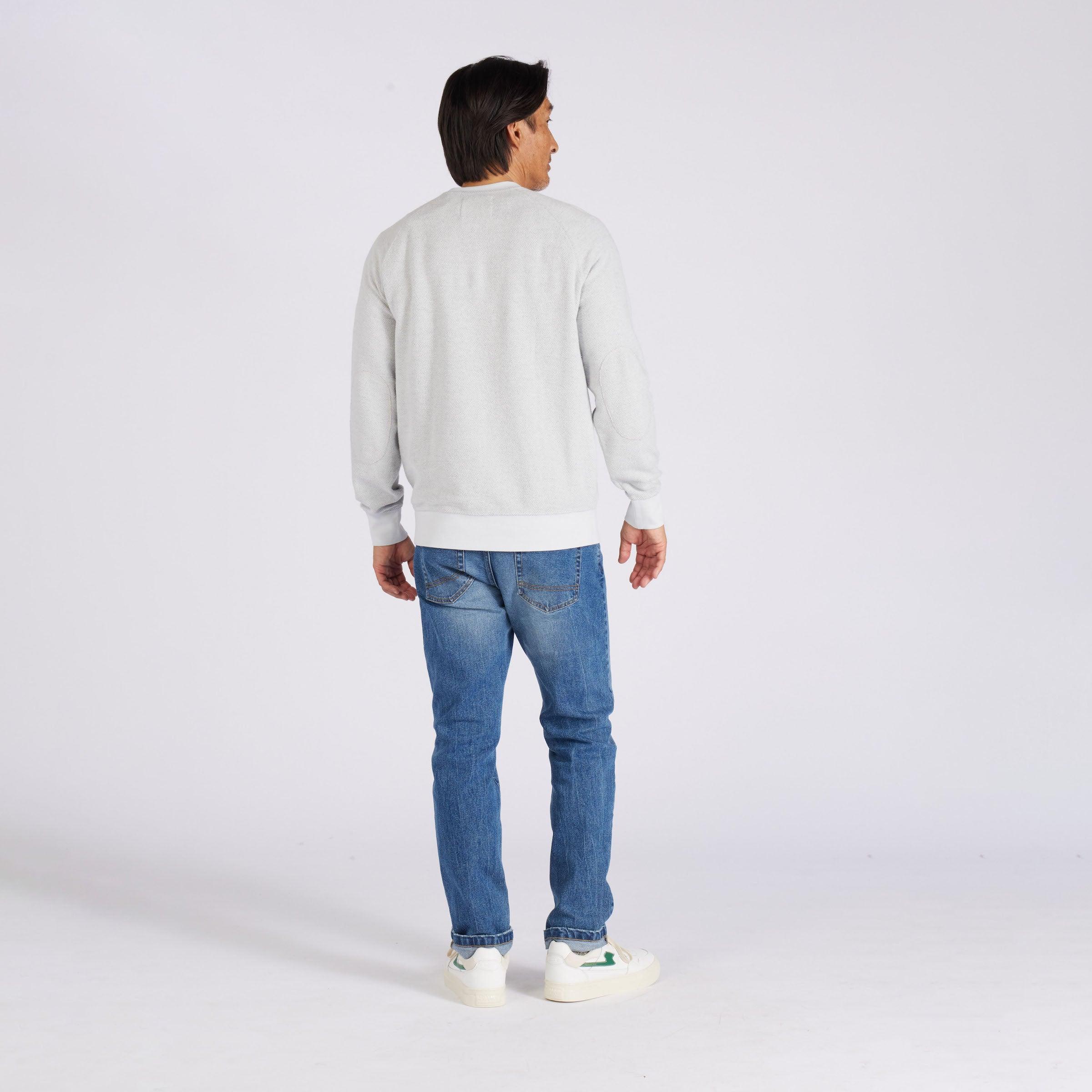 Dunlop Reverse Fleece Crew Neck - Glacier Gray Product Image