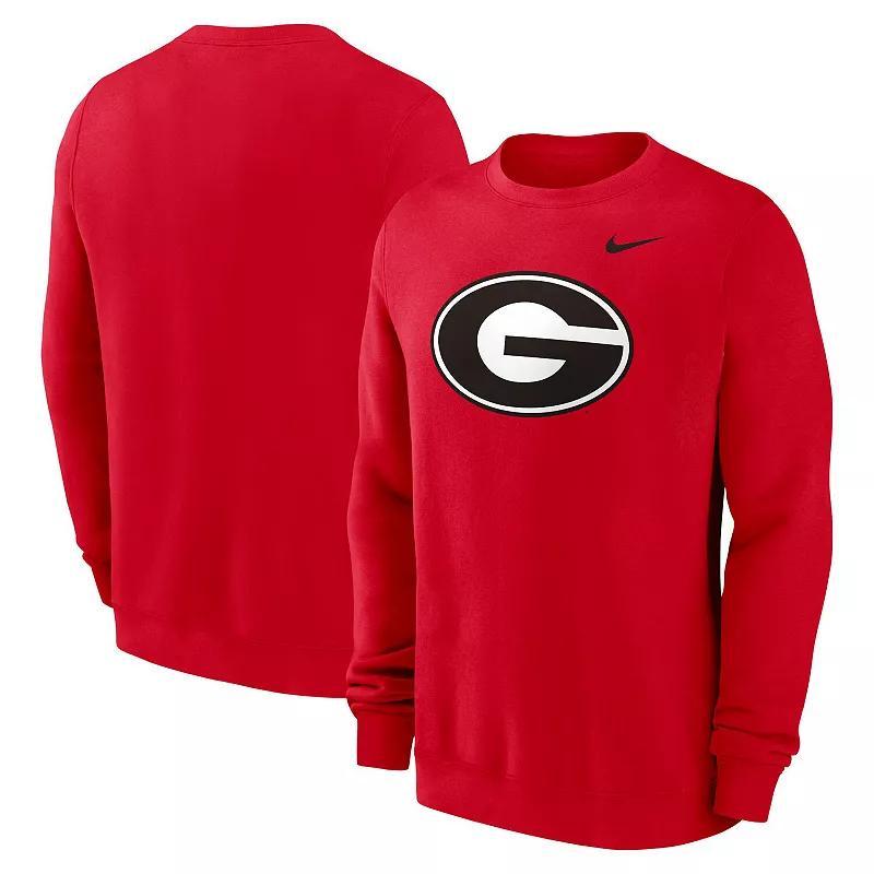 Men's Michigan Wolverines Primetime Primary Stack Jordan College Pullover Crew Product Image