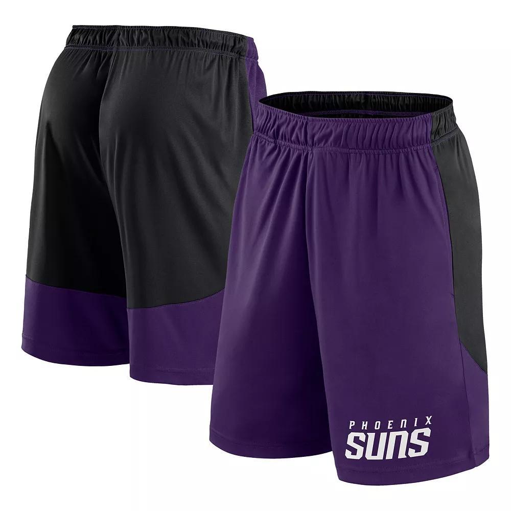 Men's Purple/Black Phoenix Suns Launch Performance Shorts, Size: 5XL, Phx Purple Product Image