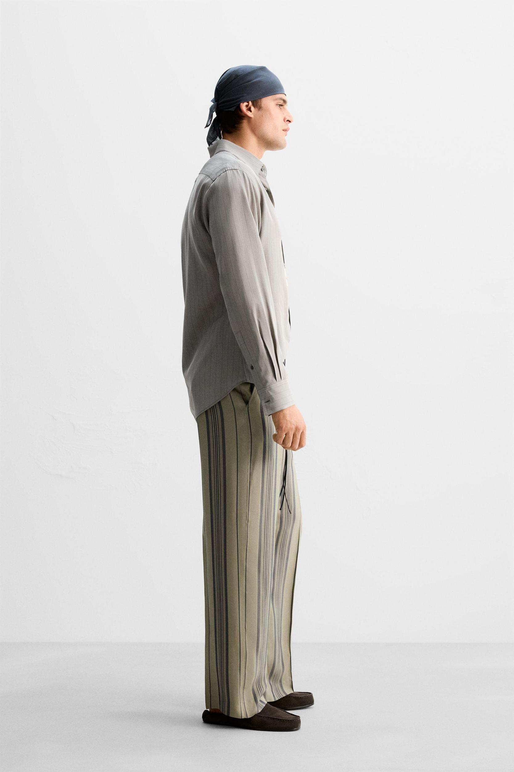 LIMITED EDITION VISCOSE STRIPE SHIRT Product Image