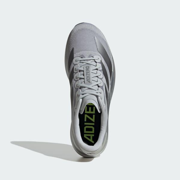 Mens adidas Adizero EVO SL Athletic Shoe Metallic / Iron Metallic / Halo Silver Product Image
