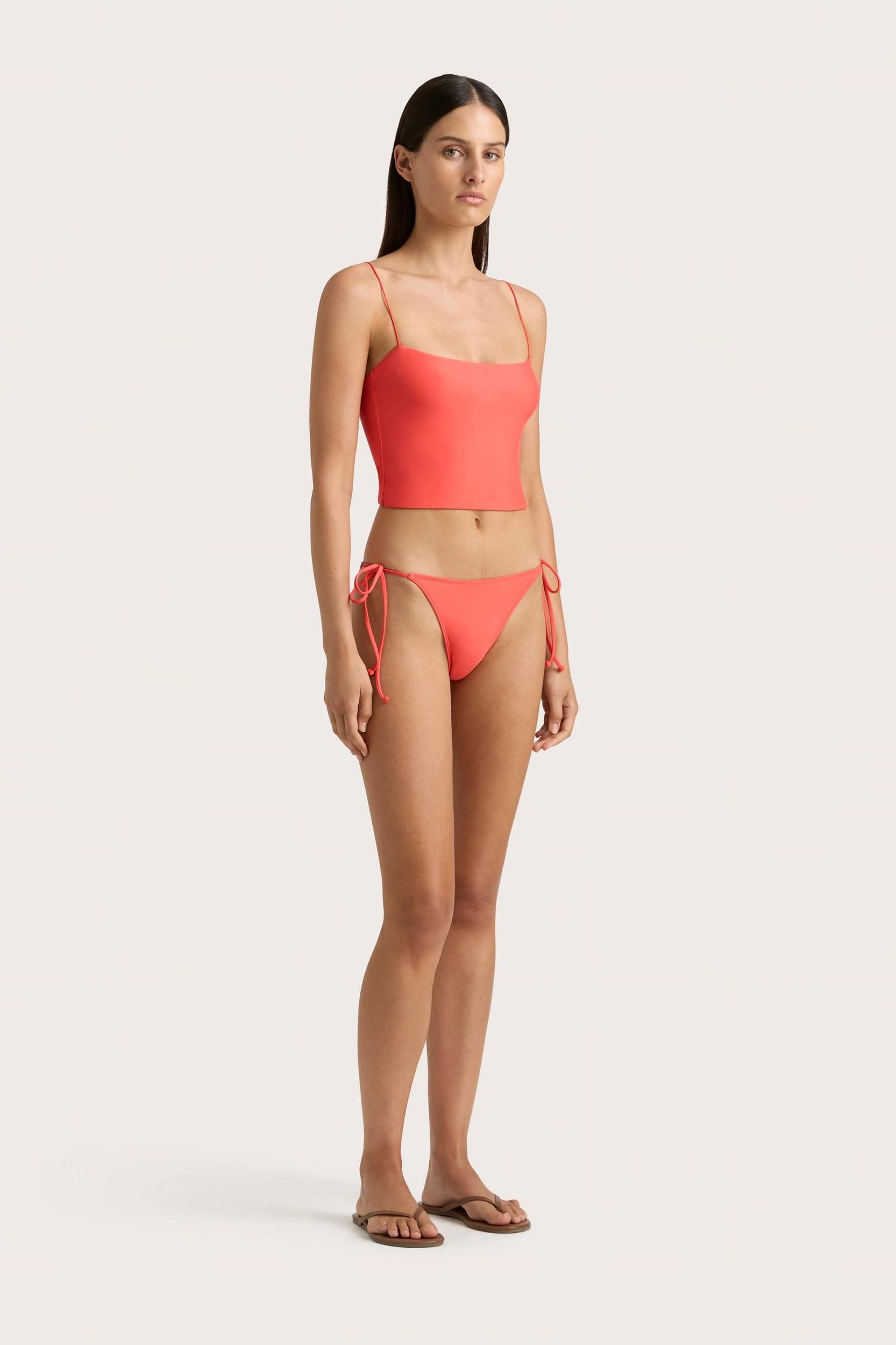 Jean Swim Top Vermillion - Final Sale Product Image
