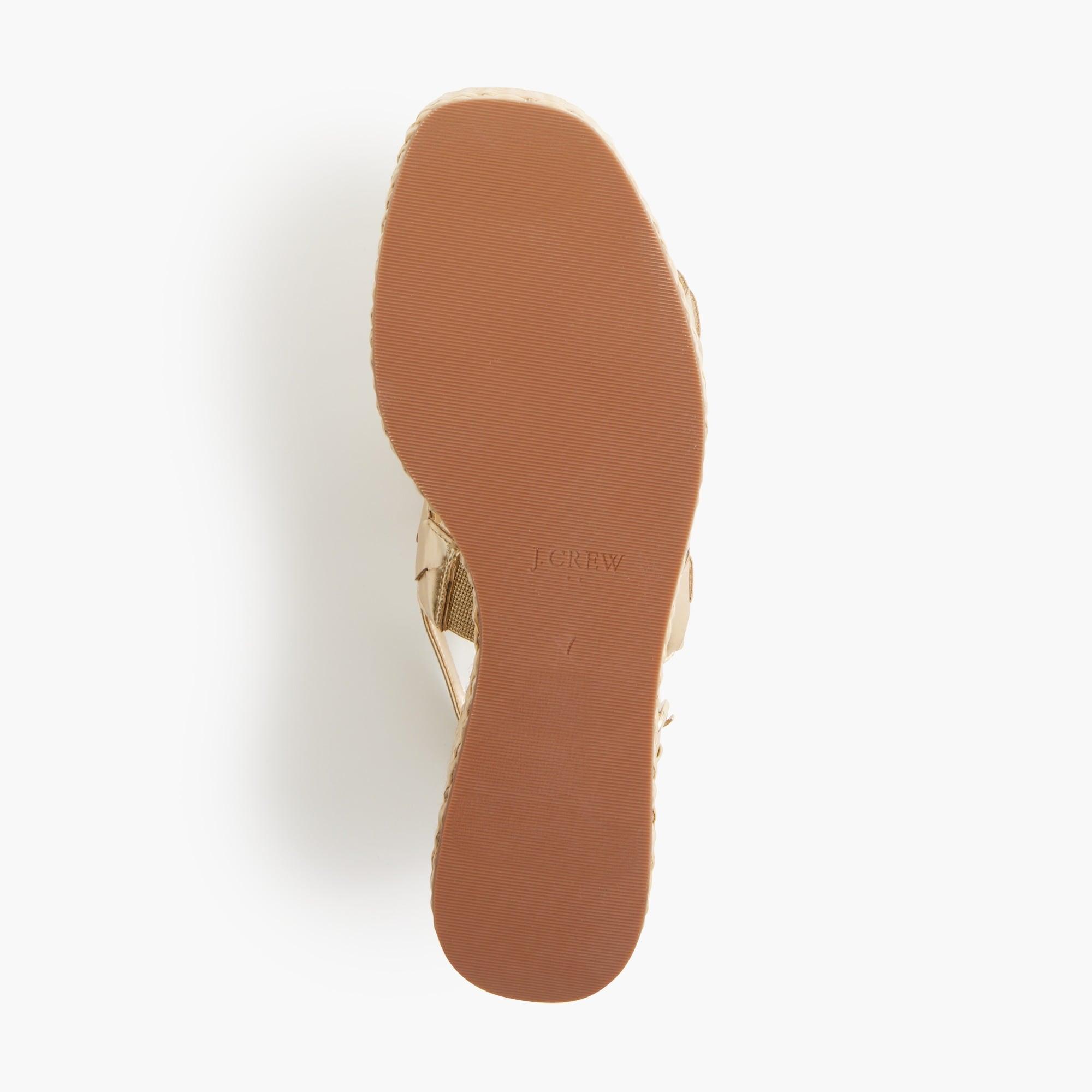 Braided wedge sandals Product Image