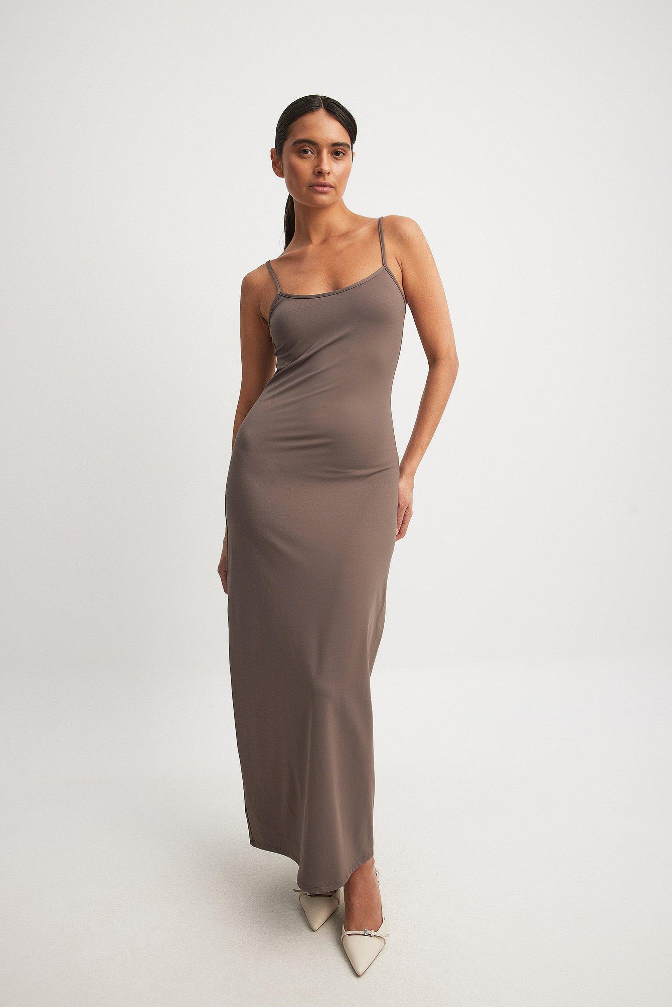 Body Hugging Slip Maxi Dress Product Image