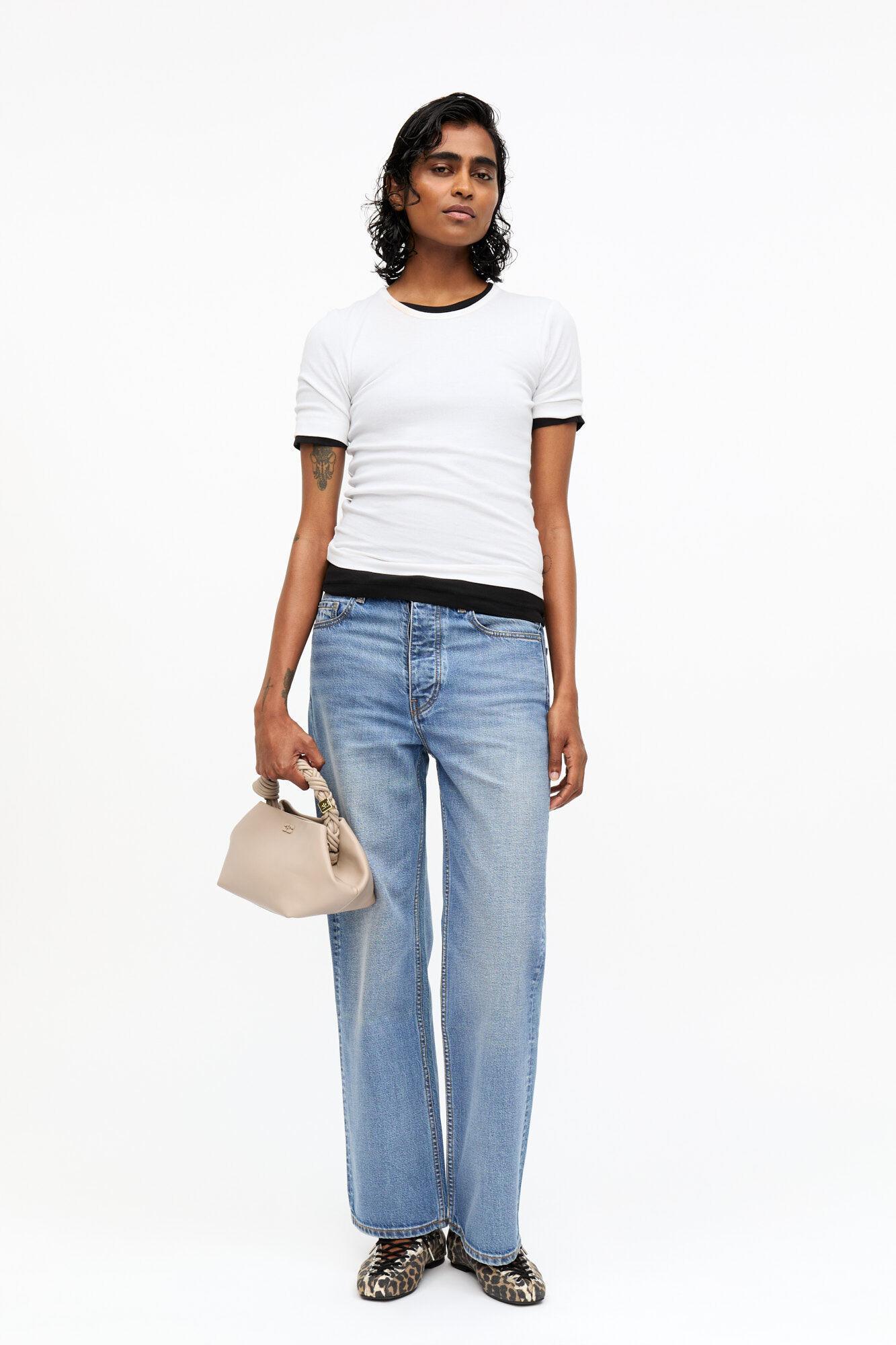 Light Grey Small GANNI Bou Bag Product Image