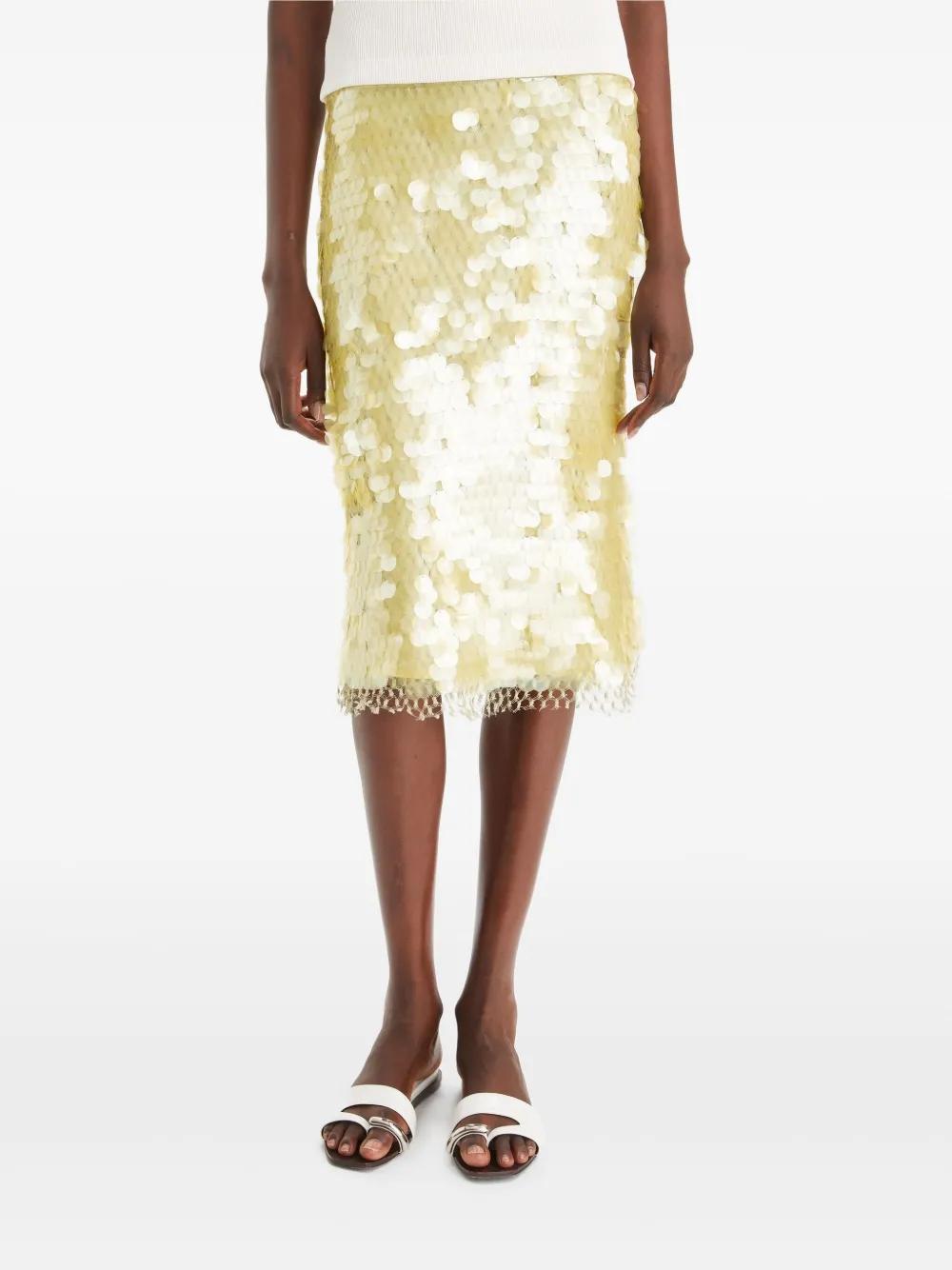 sequinned midi skirt   Product Image
