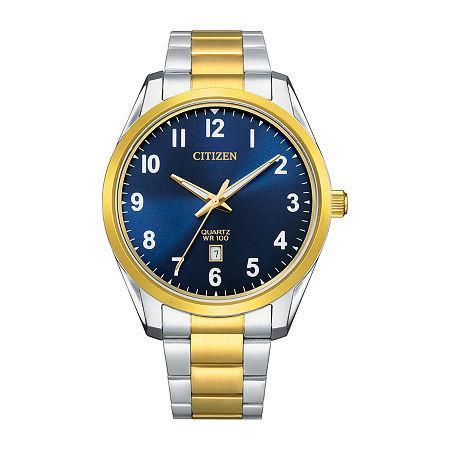 Citizen Mens Two-Tone Stainless Steel Watch - BI1036-57L Gold Silver Product Image