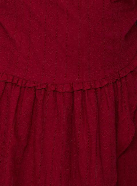 Cosie Mini Dress Red Curve Product Image