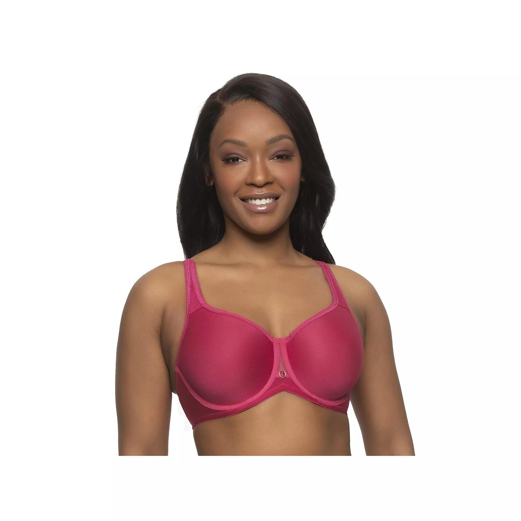Paramour by Felina Celestial Breathable Full Coverage Contour Bra 135160, Women's, Size: 32 Ddd, Sangria Product Image