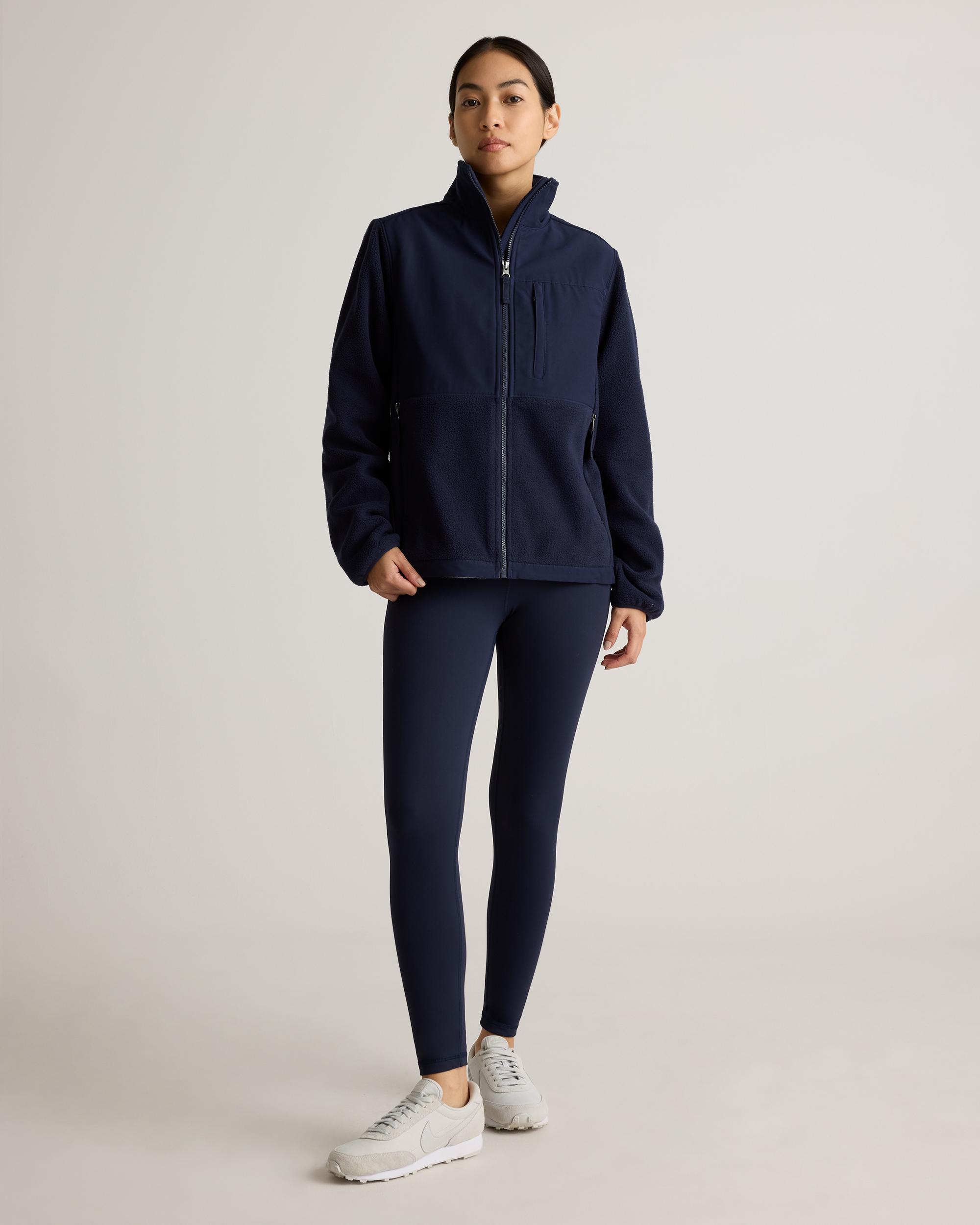 Quince | Women's Polar Fleece Full-Zip Jacket Recycled Polyester Product Image