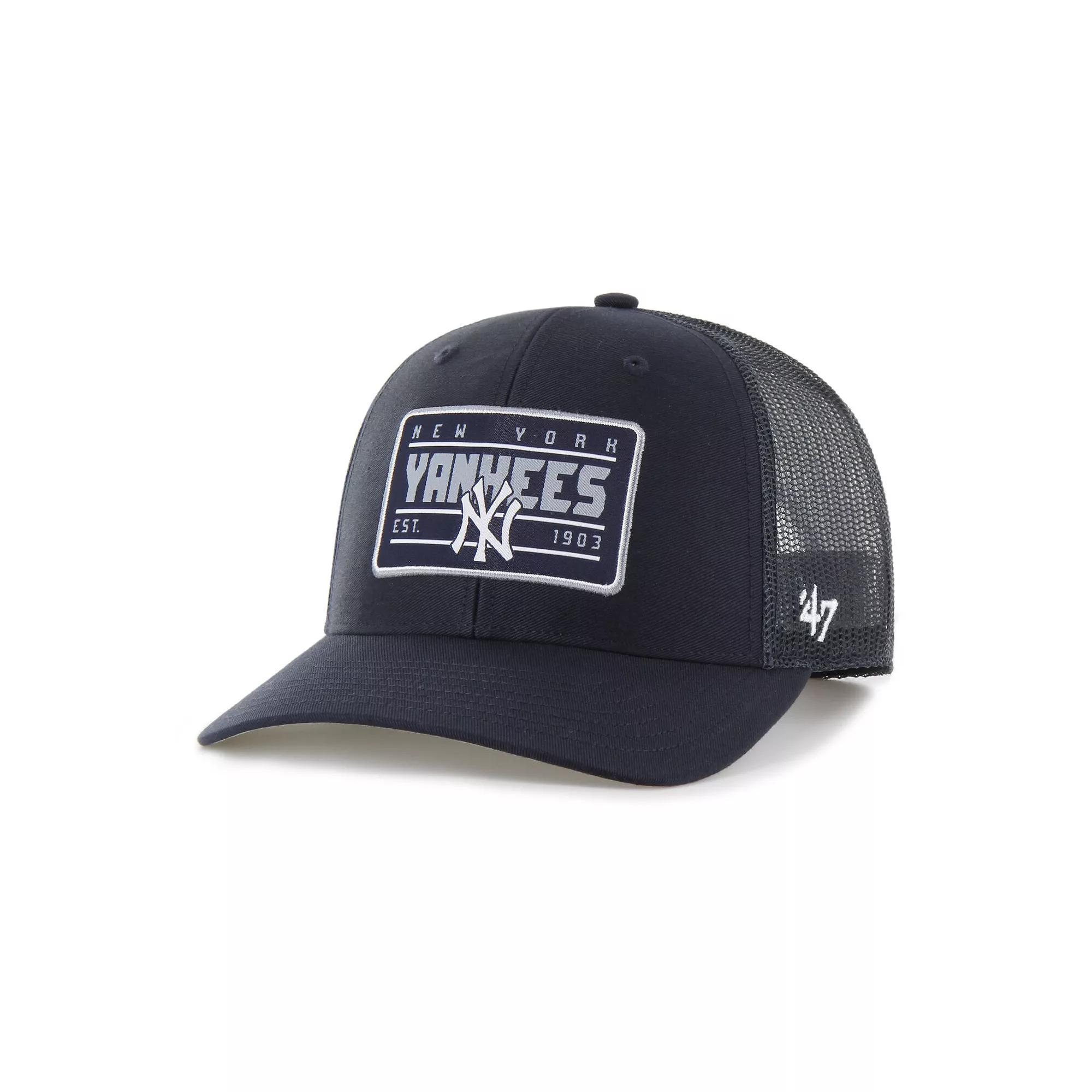 Mens 47 New York Yankees Hardline Trucker Adjustable Hat, Blue Product Image