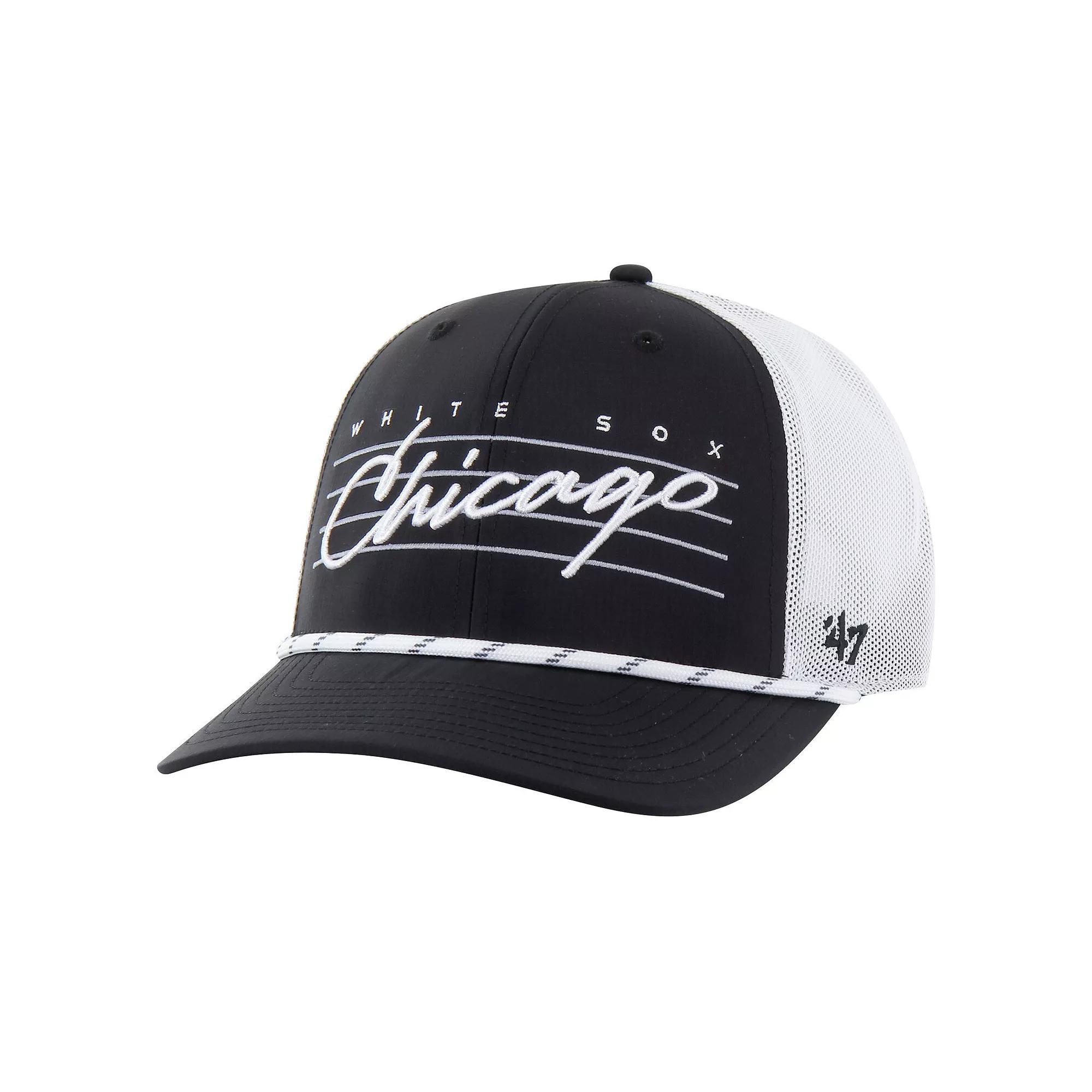 Mens 47 Chicago White Sox Downburst Trucker Adjustable Hat Product Image
