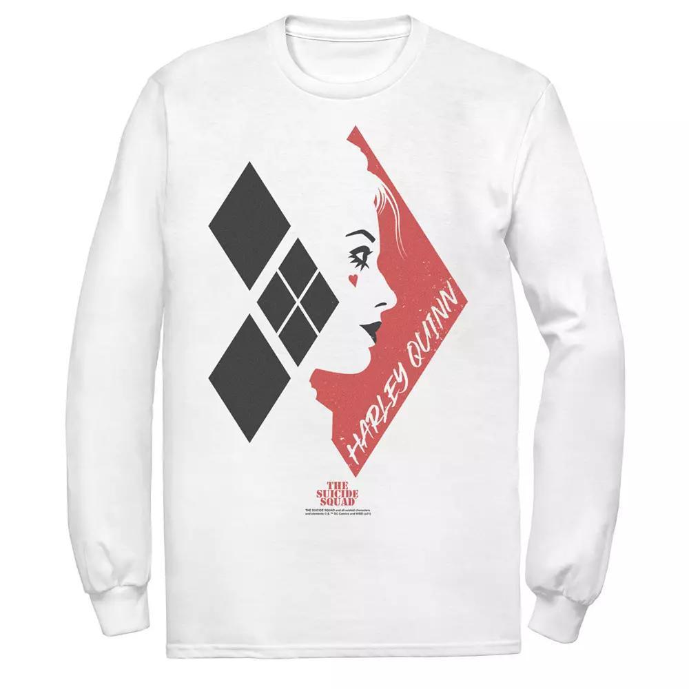 Men's The Suicide Squad Harley Quinn Diamond Tee, Size: XXL, White Product Image