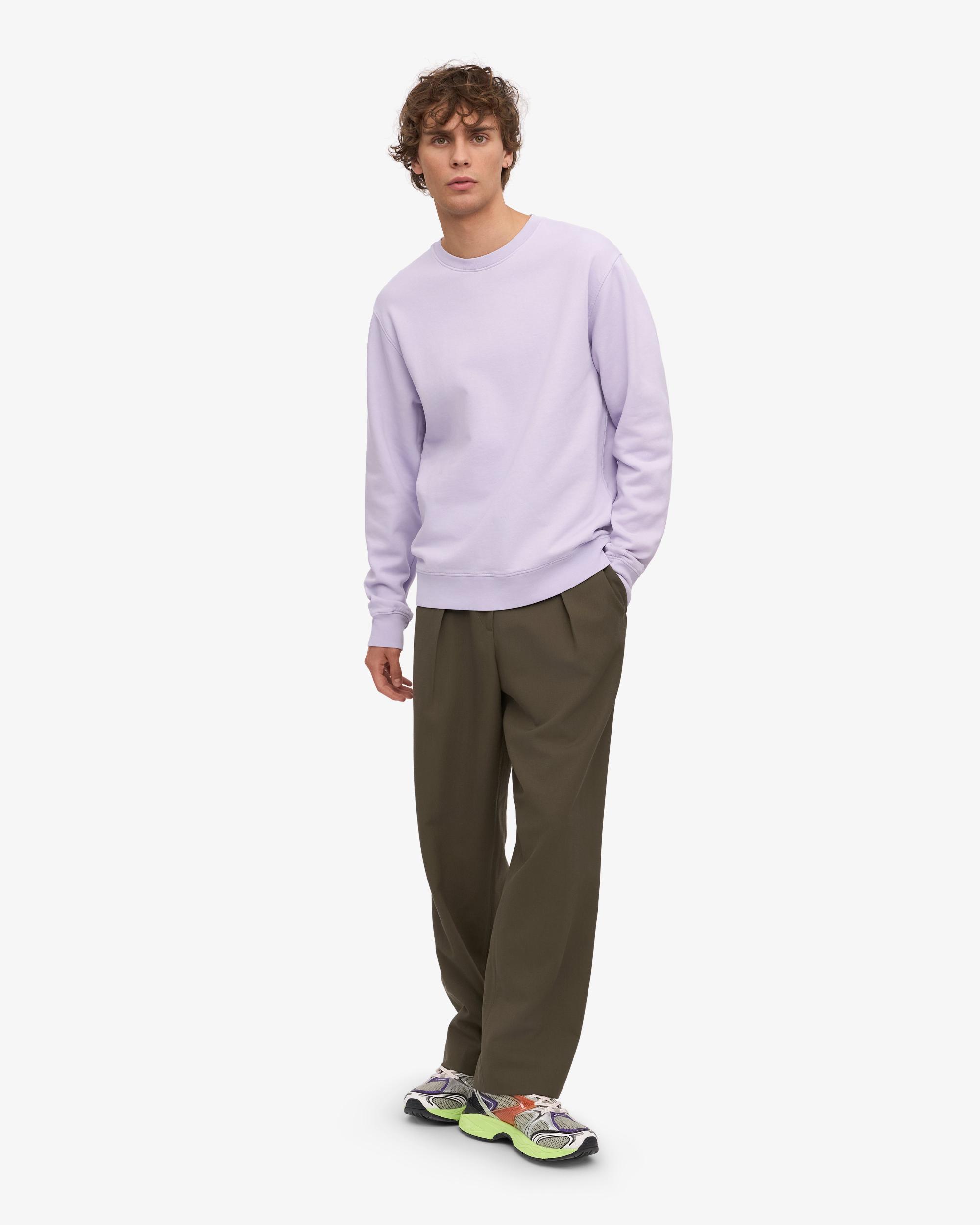 Classic Organic Crew - Soft Lavender Product Image