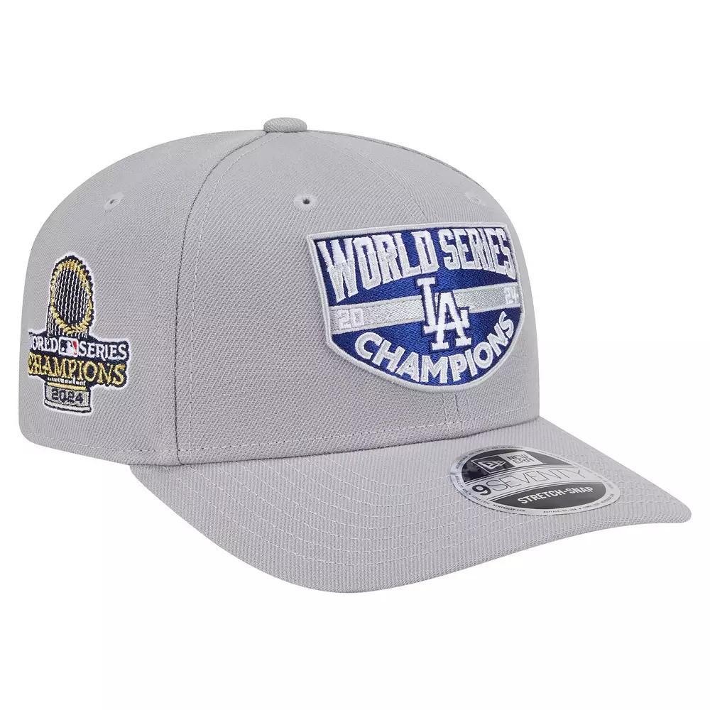 Men's New Era  Gray Los Angeles Dodgers 2024 World Series Champions 9SEVENTY Adjustable Hat, Grey Product Image