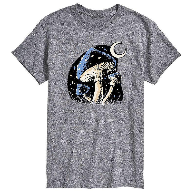 Men's Starry Mushroom Tee, Size: Large, Gray Product Image