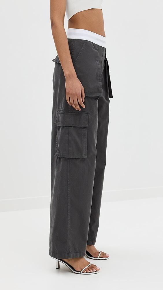 Alexander Wang Mid Rise Cargo Rave Pants | Shopbop Product Image
