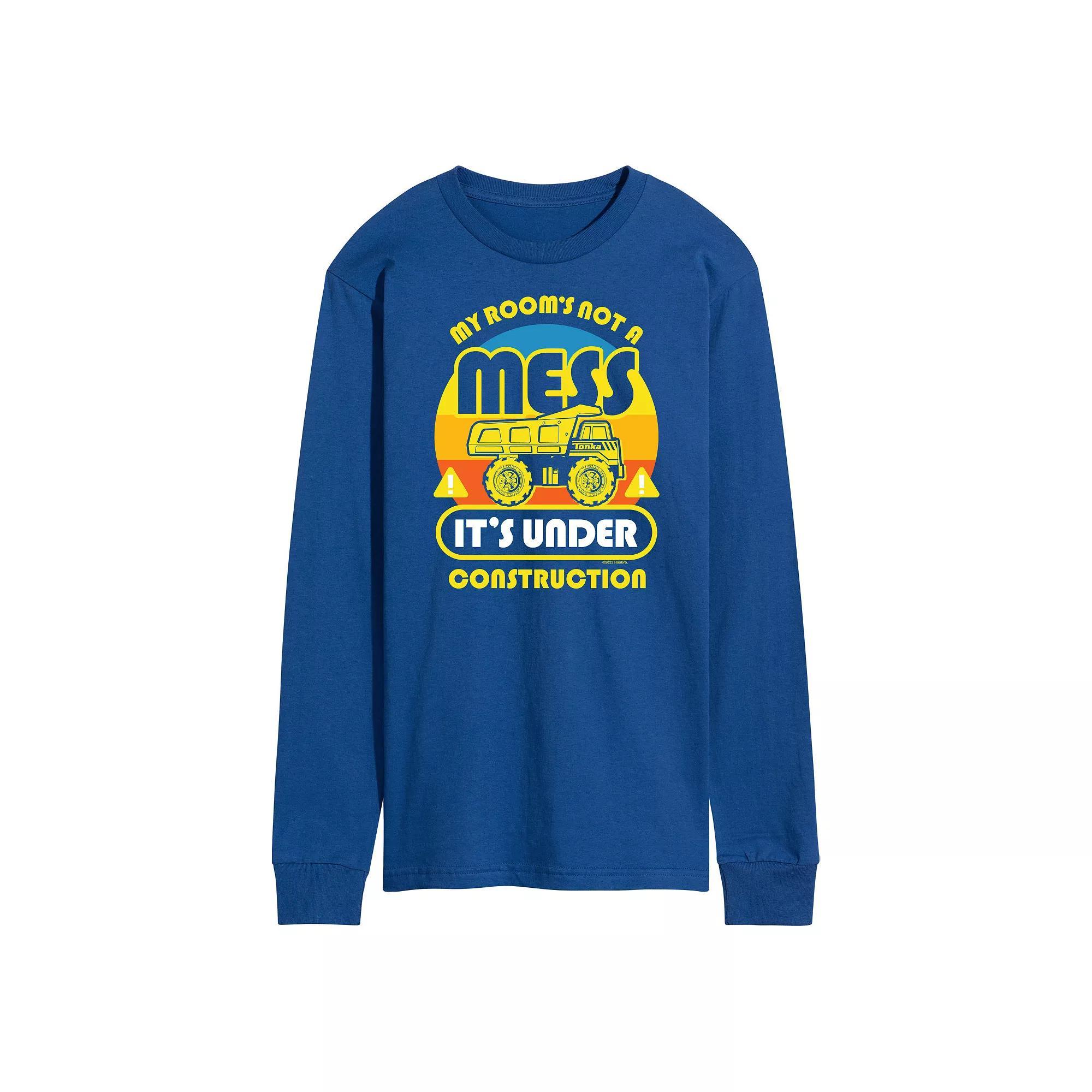 Mens Tonka Under Construction Long Sleeve Graphic Tee Product Image
