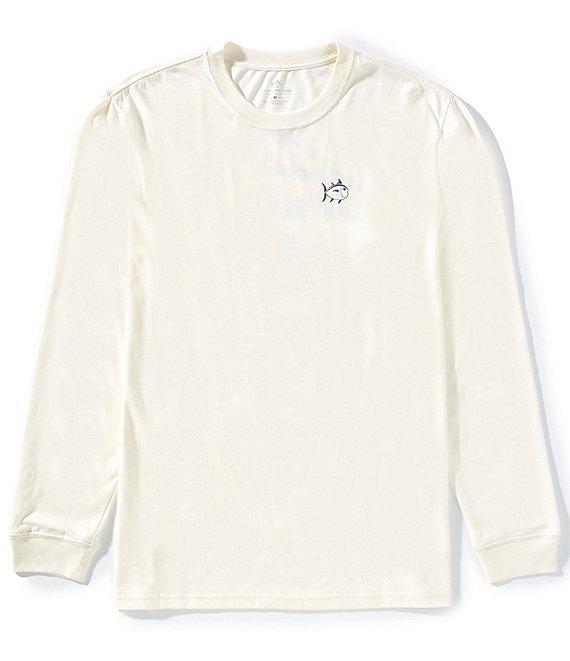 Southern Tide Marsh Boat Fashion Long Sleeve T-Shirt Product Image