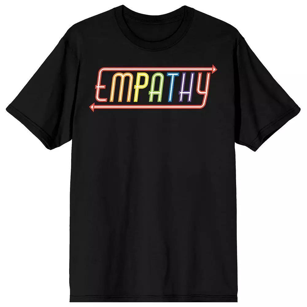 Men's Pride Empathy Tee, Size: Large, Black Product Image