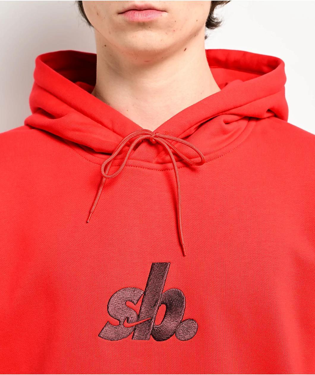 Nike SB Essential Red Hoodie Product Image
