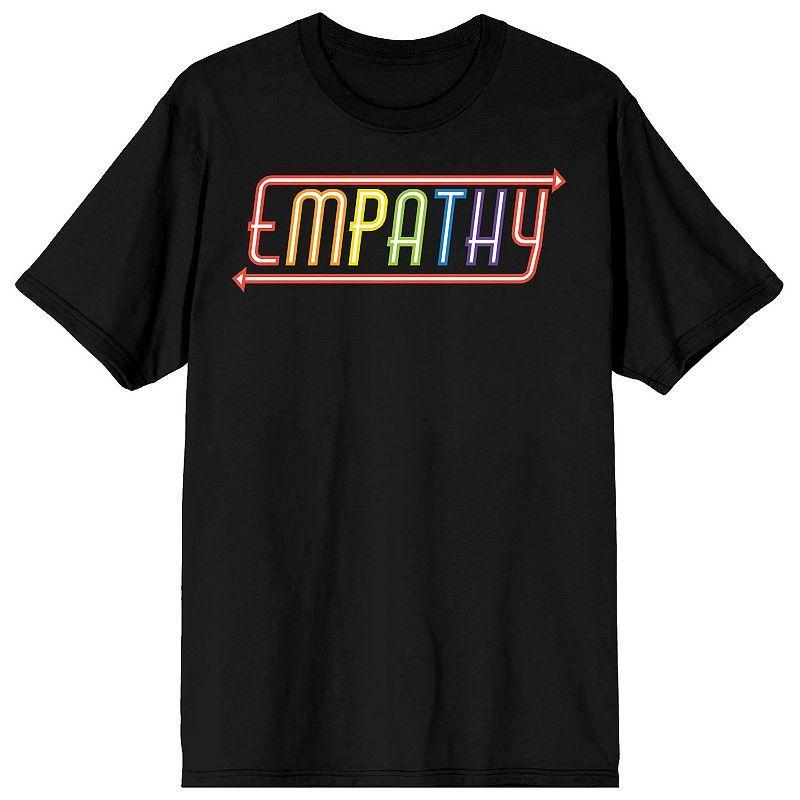 Men's Pride Empathy Tee, Size: Large, Black Product Image