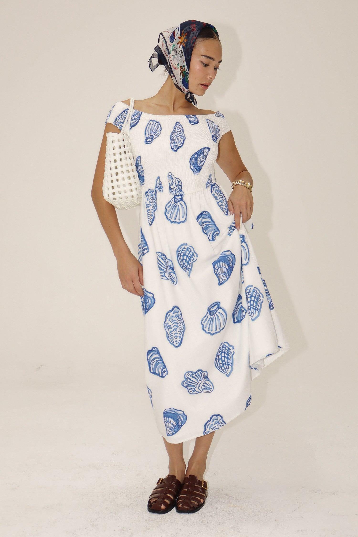 Seaside Breeze Midi Dress Product Image