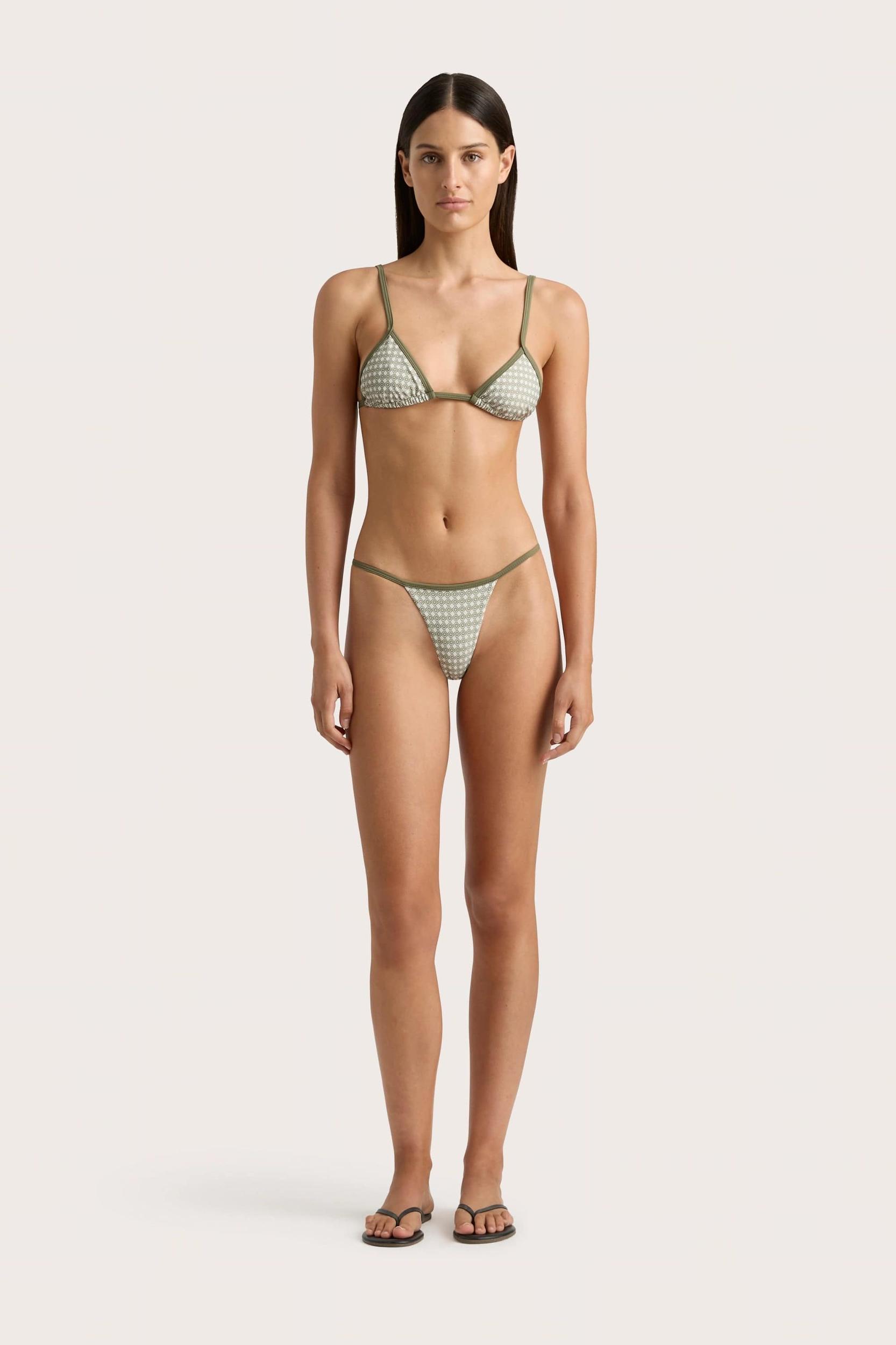 Manon Bikini Bottom Oliander Khaki - Final Sale Product Image