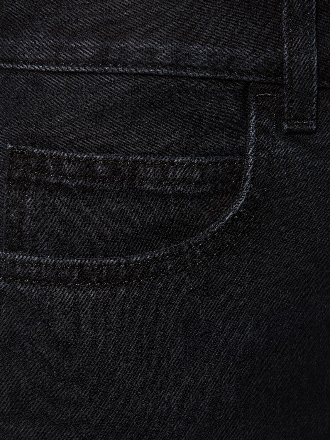 THE ROW Carlisle Cotton Denim Jeans In Black Product Image